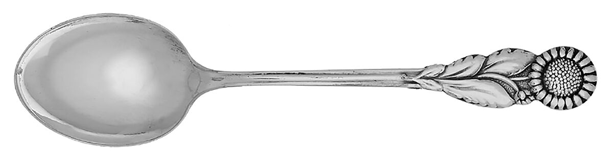 Floral Series (Silverplate) Demitasse Spoon by Prima Silver (Sweden)-1