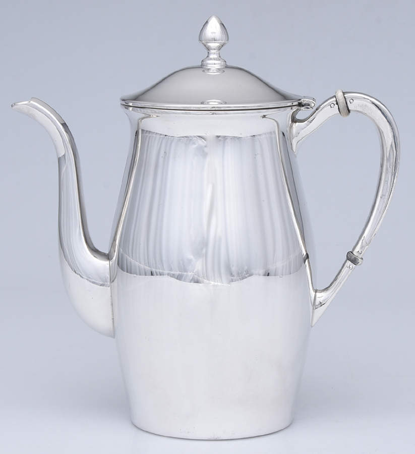 Paul Revere Reproductions (Sterling, Hollowware) Coffee Pot by Poole Silver -1