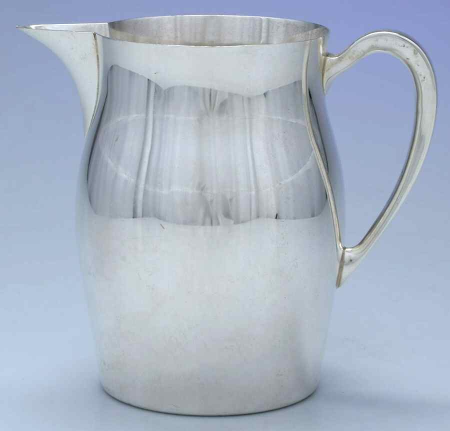 Paul Revere Reproductions (Sterling, Hollowware) Sterling Water Pitcher by Poole Silver -1