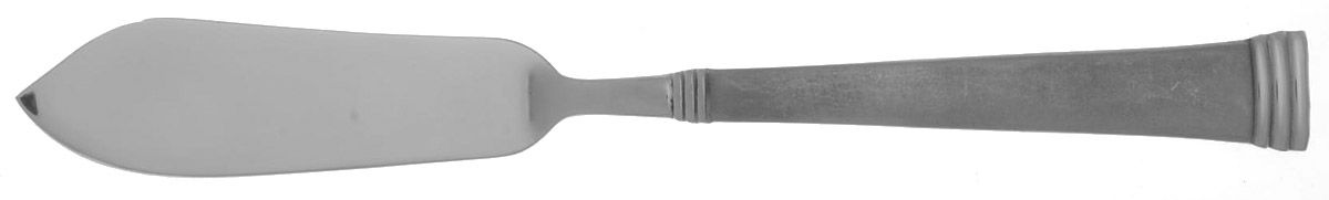 Parker Frost (Stainless) Flat Handle Master Butter Knife by Pfaltzgraff-1