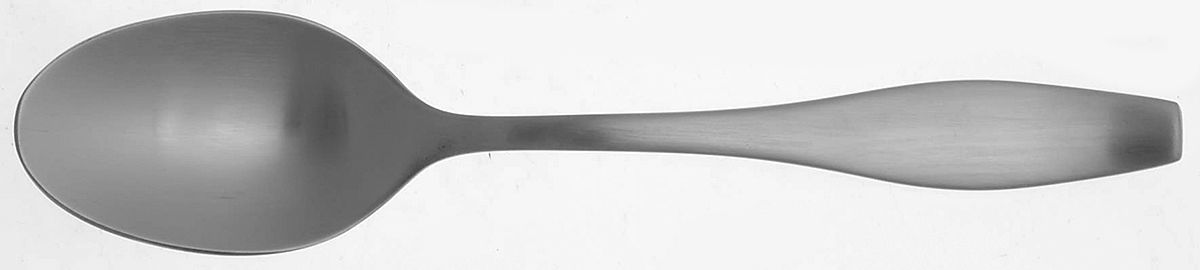 Colette-Frosted (Stainless) Place/Oval Soup Spoon by Pfaltzgraff-1