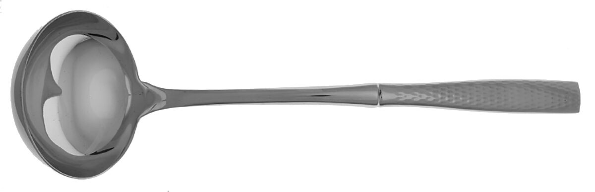 Shiny Hammered (Stainless) Soup Ladle with Stainless Bowl HC by Pottery Barn-1