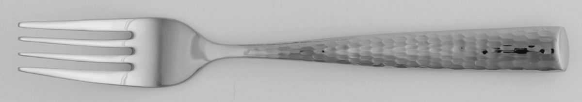 Shiny Hammered (Stainless) Individual Salad Fork by Pottery Barn-1