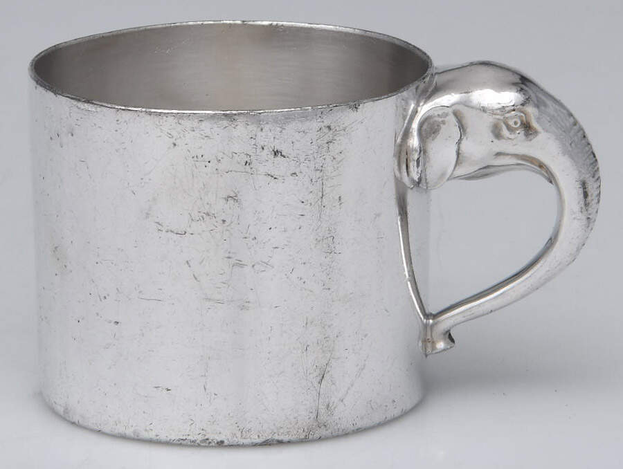 525 (Silverplate, Hollowware) Silverplate Baby Cup by Poole Silver -1