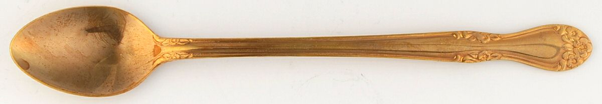 PSS9 (Gold Electroplate) Iced Tea Spoon by Prestige-1