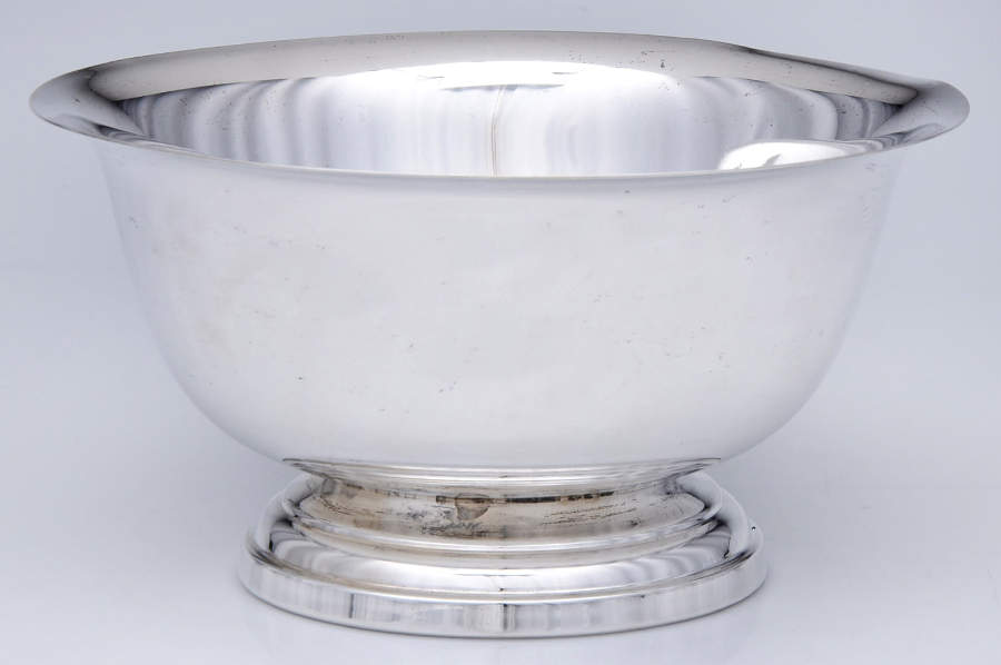 Paul Revere Bowls (Sterling) 8" Paul Revere Sterling Bowl by Poole Silver -1