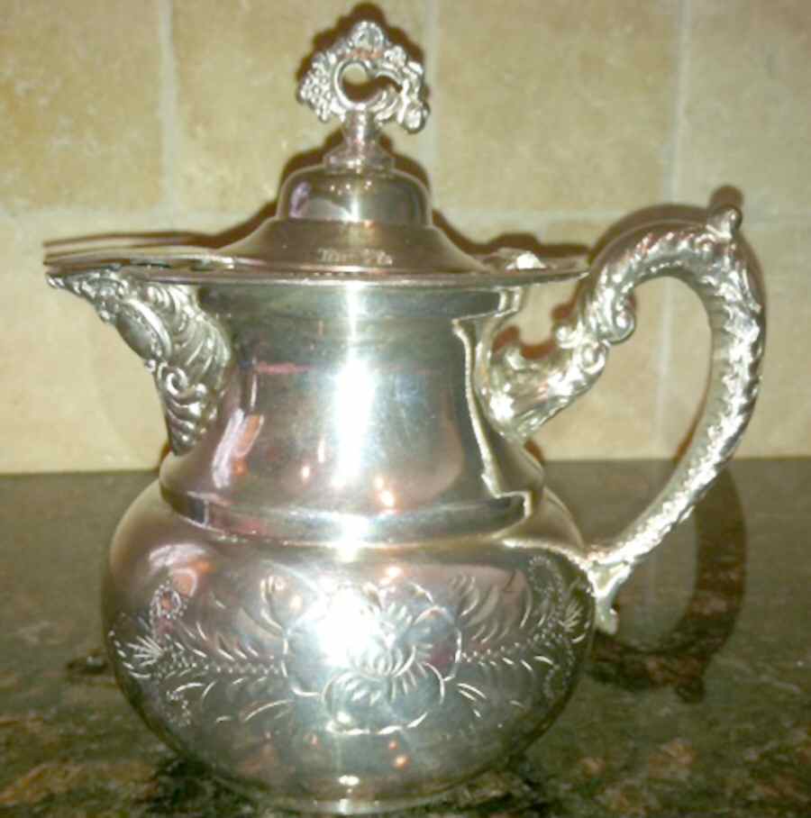 412 (Silverplate, Hollowware) Creamer & Lid by Providence-1