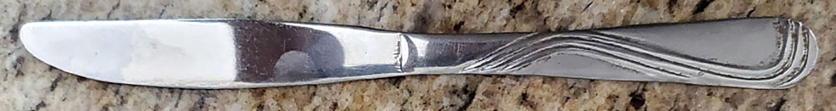 Pacifica Frost (Stainless) Modern Solid Knife by Pfaltzgraff-1