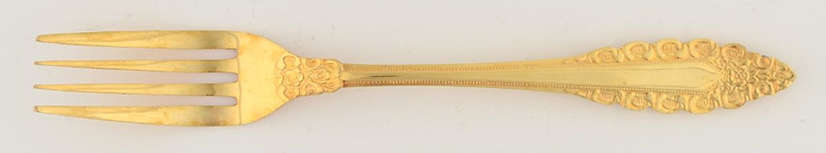 Medici (Gold Electroplate) Fork by Present-1