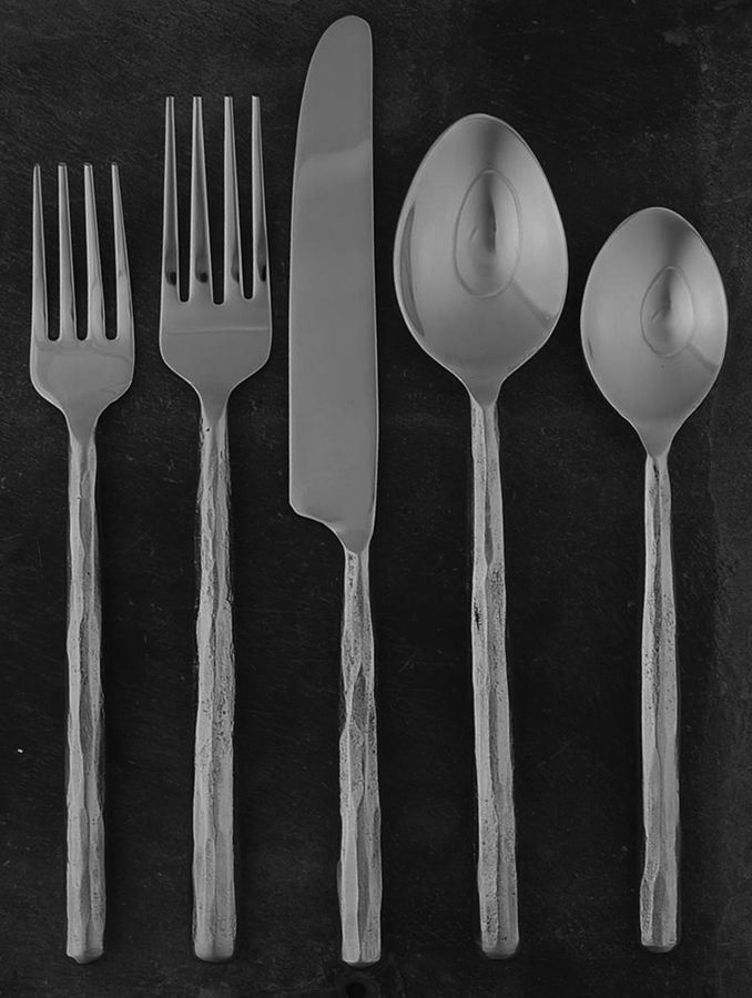 Perotti (Stainless) 5 Piece Place Setting by Pottery Barn-1