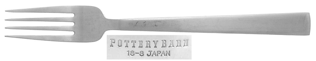 Atlas-Satin (Stainless) Fork by Pottery Barn-1