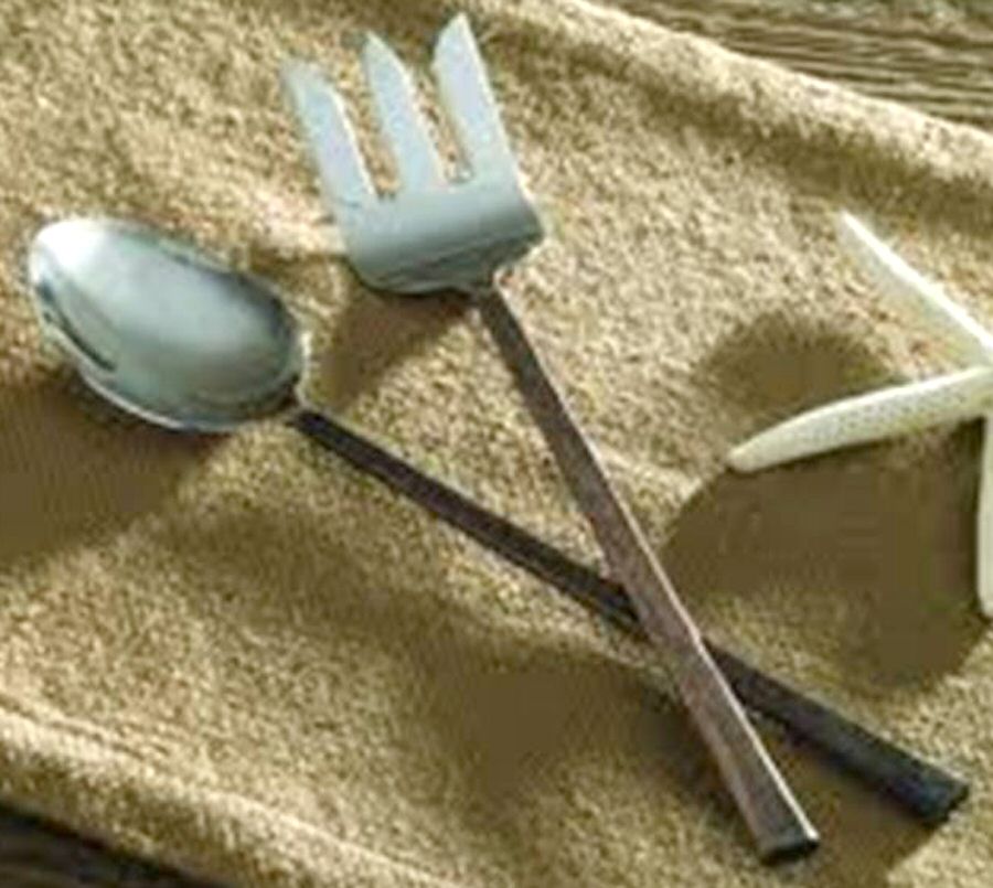 Copper Handle (Stainless) Tablespoon (Serving Spoon) by Park Designs-1