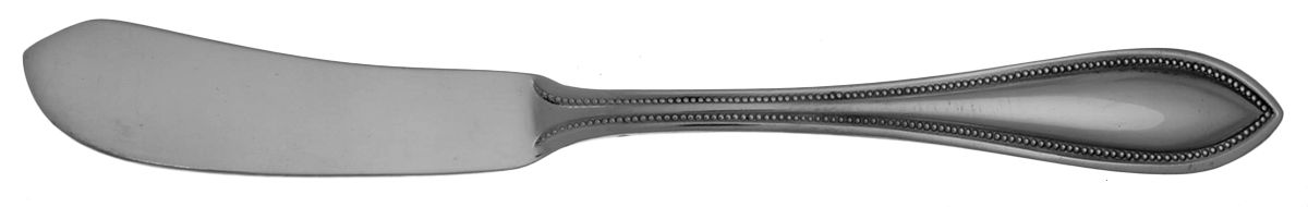 American Bead (Stainless) Flat Handle Master Butter Knife by Pfaltzgraff-1