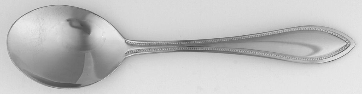 American Bead (Stainless) Sugar Spoon by Pfaltzgraff-1