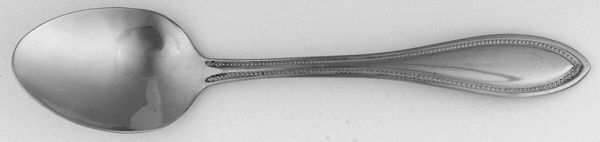 American Bead (Stainless) Place/Oval Soup Spoon by Pfaltzgraff-1