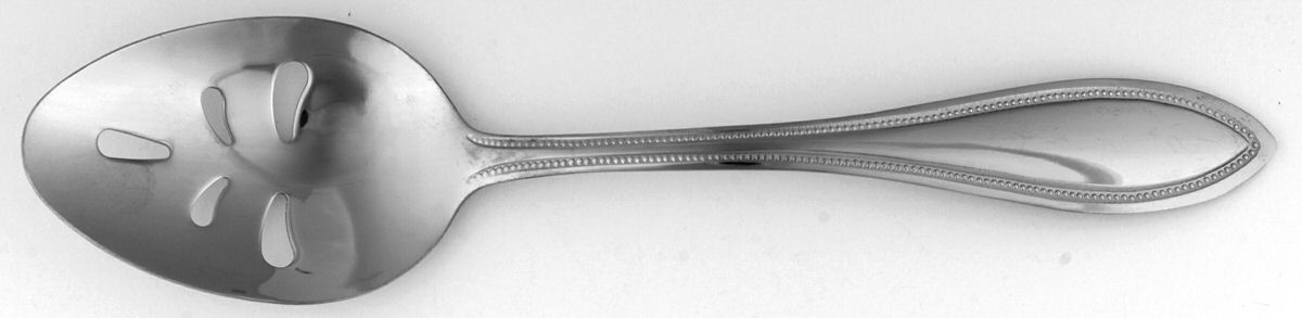 American Bead (Stainless) Pierced Tablespoon (Serving Spoon) by Pfaltzgraff-1