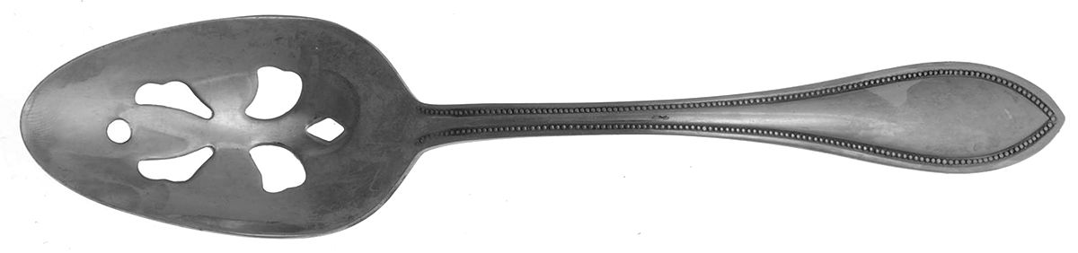 American Bead (Stainless) Pierced Tablespoon (Serving Spoon) by Pfaltzgraff-1
