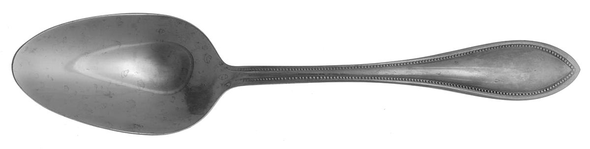 American Bead (Stainless) Tablespoon (Serving Spoon) by Pfaltzgraff-1