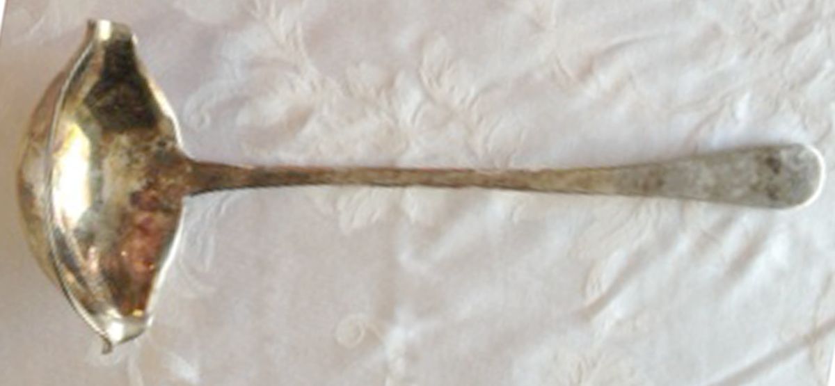 P683 (Silverplate, Hollowware) Punch Ladle Solid Piece by Pilgrim Silver-1