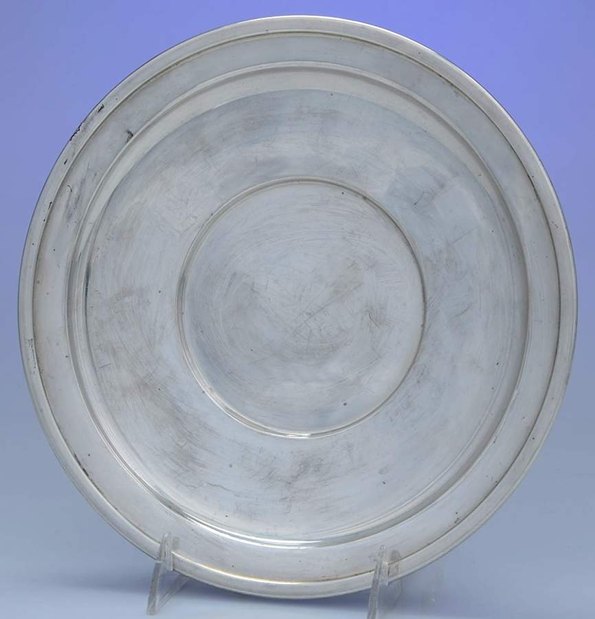 31 (Sterling, Hollowware) 9" Sandwich Plate by Preisner-1