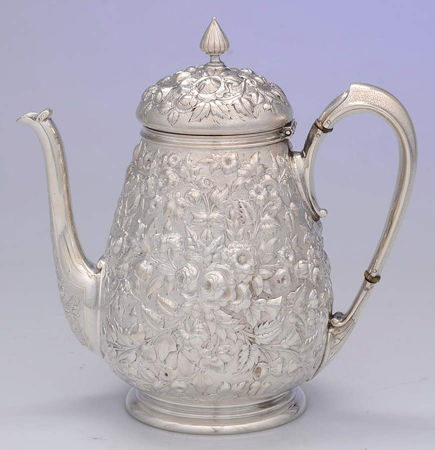 326 (Sterling, Hollowware) Coffee Pot by Peter L. Krider-1