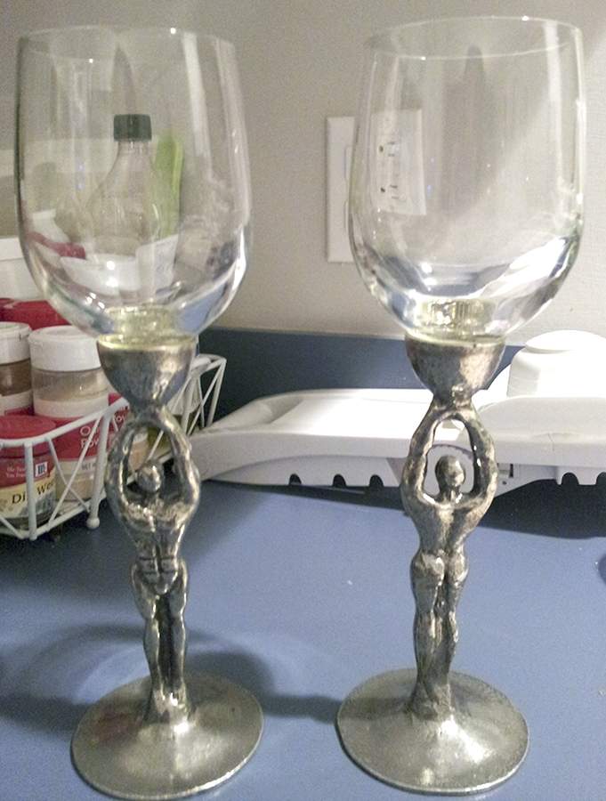 PKM1 (Pewter, Hollowware) White Wine Goblet by Patrick Meyer Studio-1