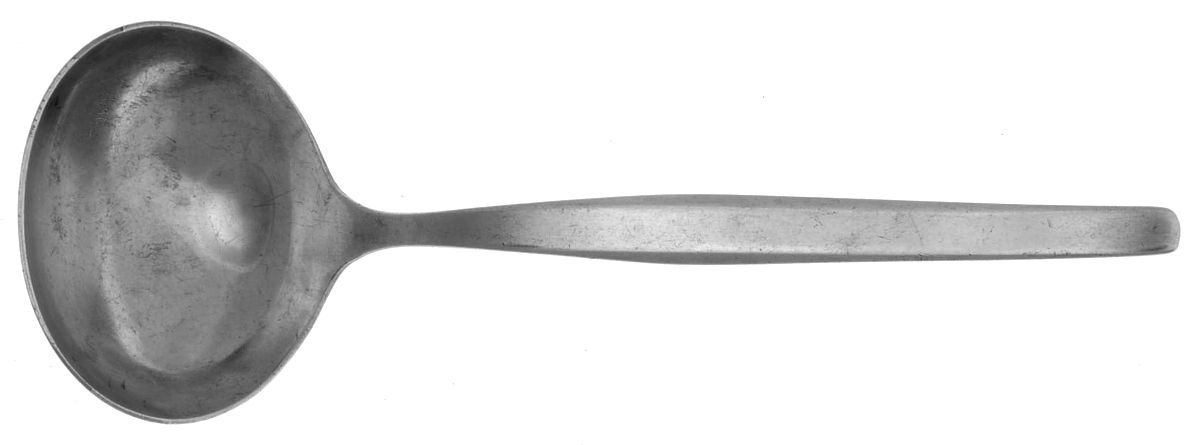 P1R9 (Silverplate) Solid Gravy Ladle by Prinz-1