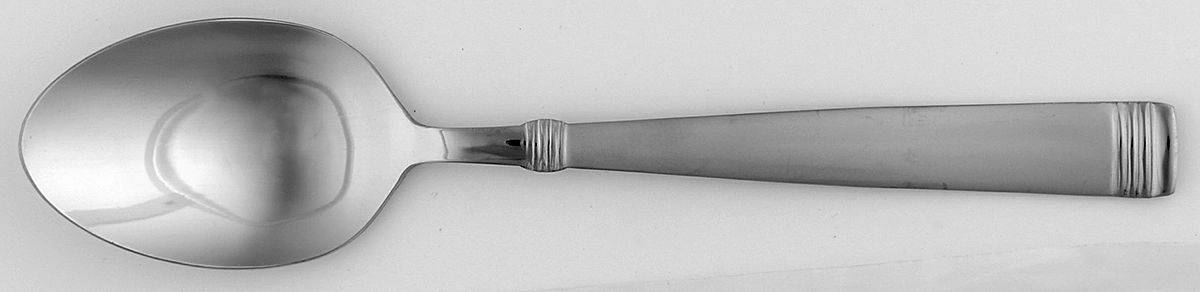 Palisades Frost (Stainless) Place/Oval Soup Spoon by Pfaltzgraff-1
