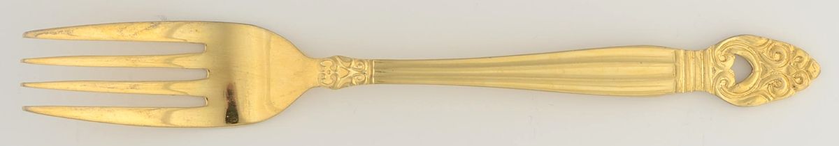 Gold Coronet (Gold Electroplate) Fork by Present-1