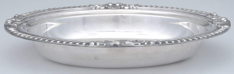 86 (Silverplate, Hollowware) Double Vegetable Bowl-No Lid by Poole Silver -1