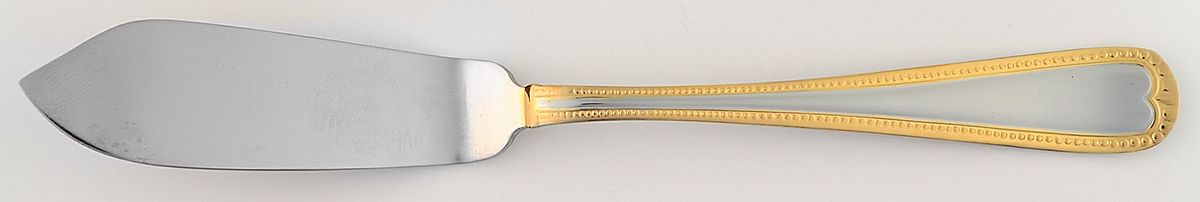 Gold Newcastle (Stainless) Flat Handle Master Butter Knife by Pfaltzgraff-1