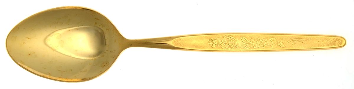 Gold la Flora (Gold Electroplate) Tablespoon (Serving Spoon) by Present-1