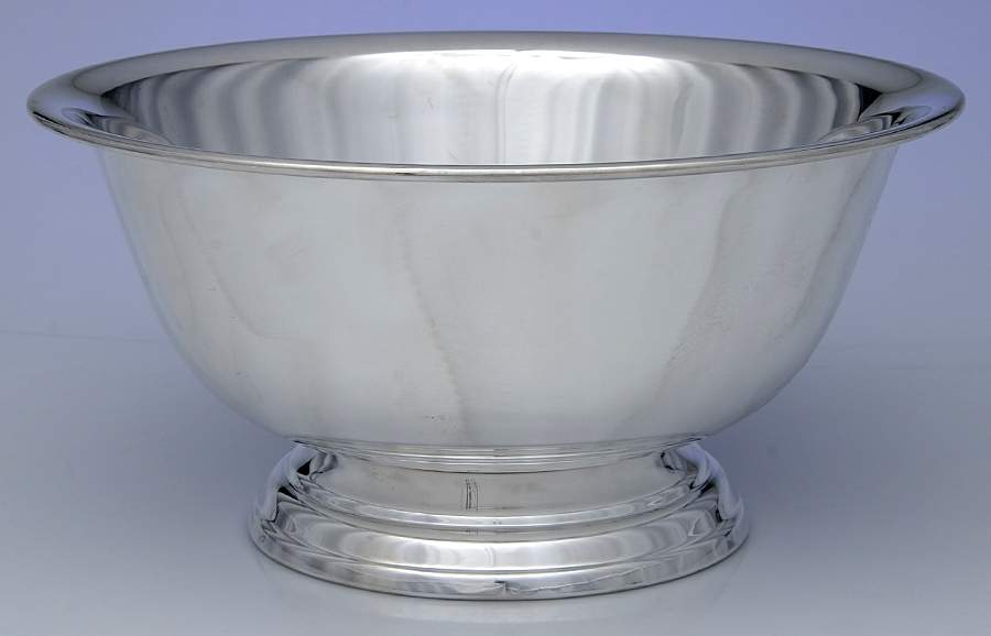 Paul Revere Bowls (Silverplate) 12" Paul Revere Bowl by Poole Silver -1