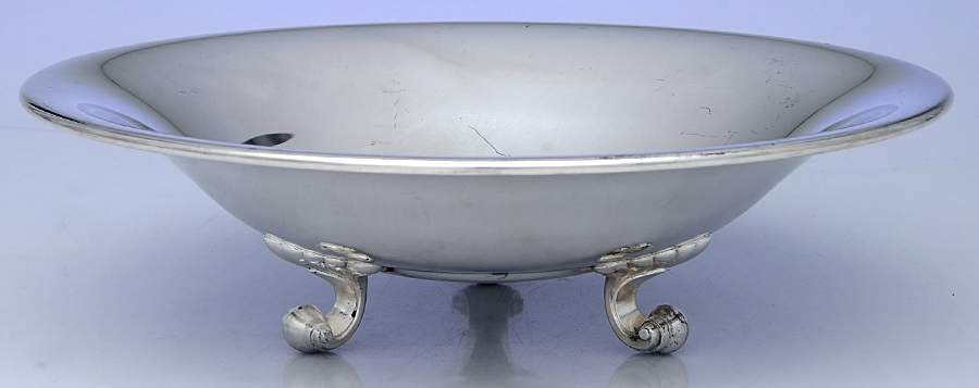 93 (Silverplate, Hollowware) 12" Fruit Serving Bowl by Poole Silver -1