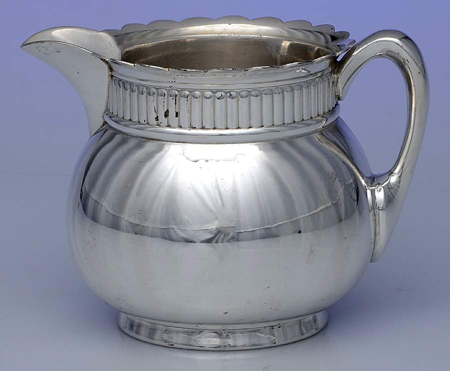 313 (Silverplate, Hollowware) Creamer by Pairpoint Mfg Co-1
