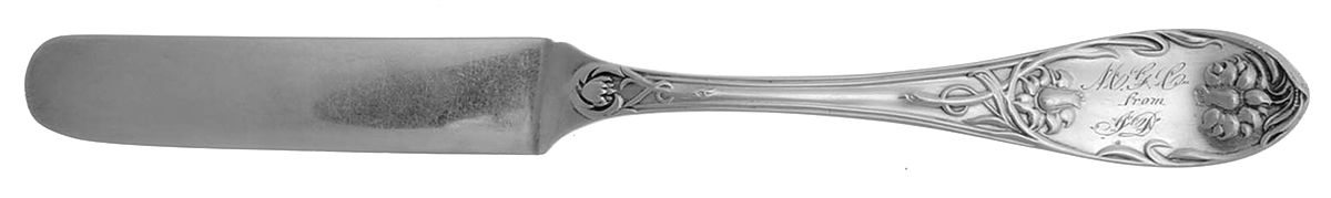 P1W1 (Coin) Solid Breakfast Knife by Spooner & Welch-1