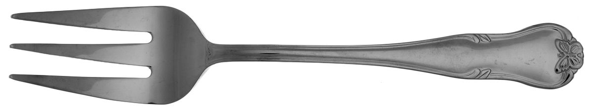 Alex Marie (Stainless) Medium Solid Cold Meat Serving Fork by Pioneer Woman Flatware-1