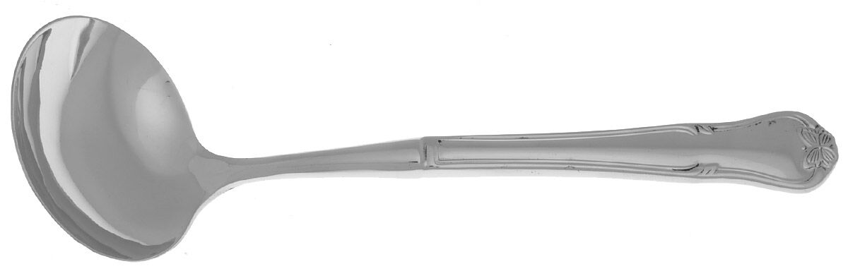 Alex Marie (Stainless) Gravy Ladle with No Spout Stainless Bowl HC by Pioneer Woman Flatware-1