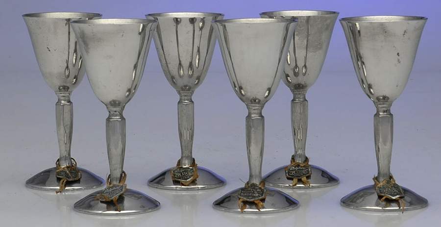 PLO3 (Silverstone, Hollowware) Cordial Cup - Set of 6 by Plator-1