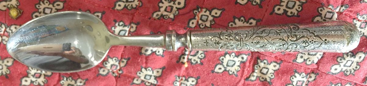 PIF4 (Pewter) Teaspoon by Pierre Deux-1