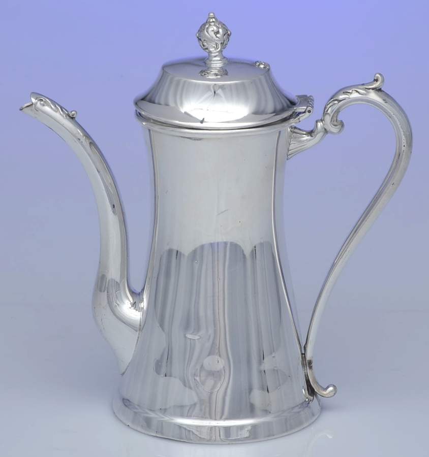 3105 (Silverplate, Hollowware) Silverplate Chocolate Pot by Poole Silver -1