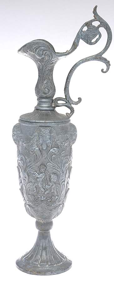 Pewter Hollowware Footed Ewer/Pitcher by Peltrato-1