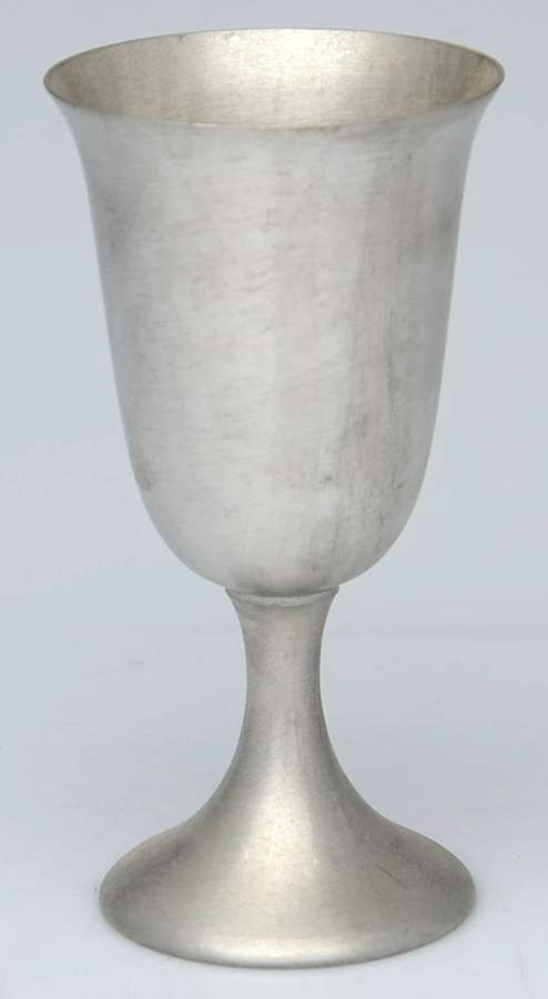 2217 (Hollowware, Pewter) Water Goblet by Poole Silver -1