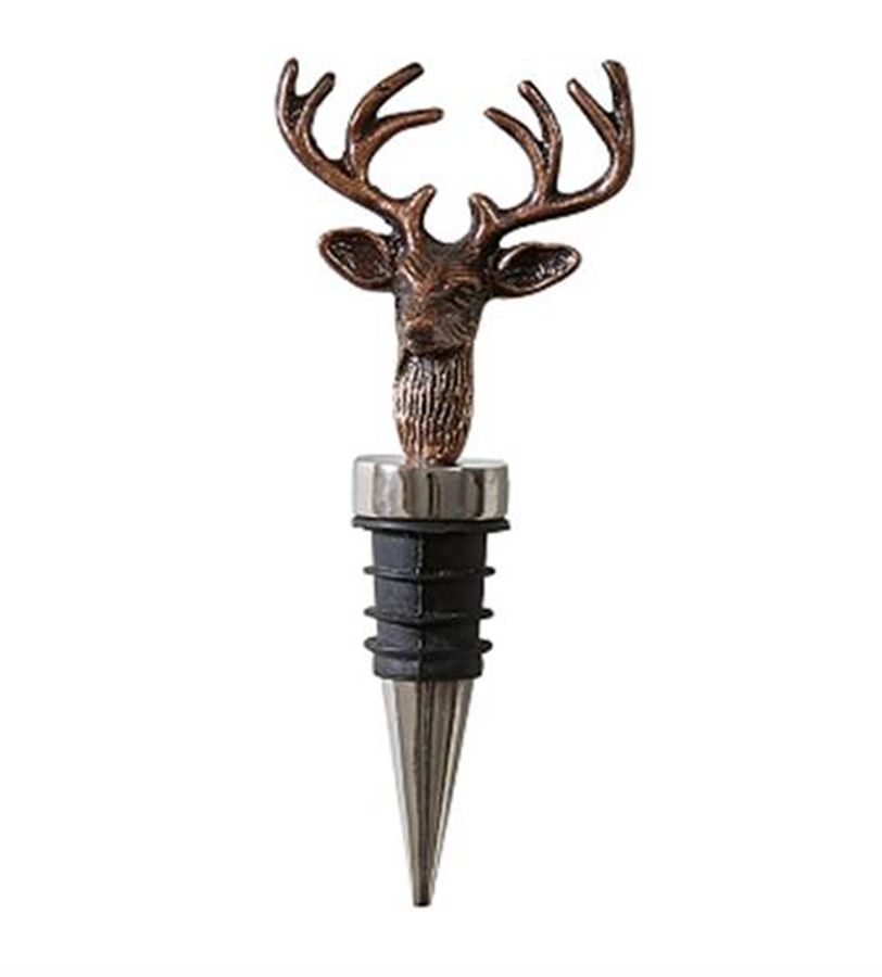 Stag (Stainless) Wine Stopper by Park Designs-1