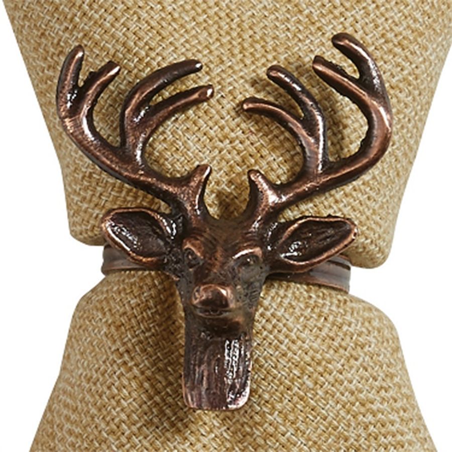 Stag (Stainless) Napkin Ring by Park Designs-1