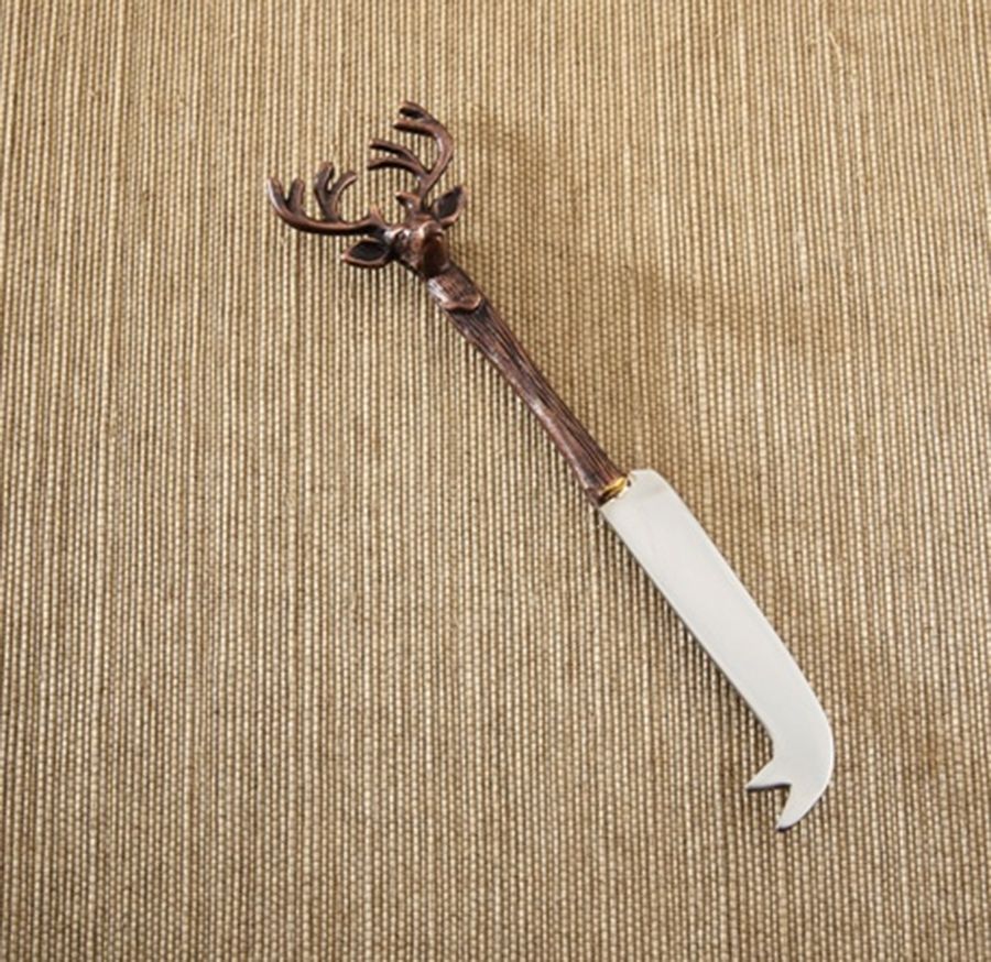 Stag (Stainless) Cheese Knife with Stainless Blade by Park Designs-1