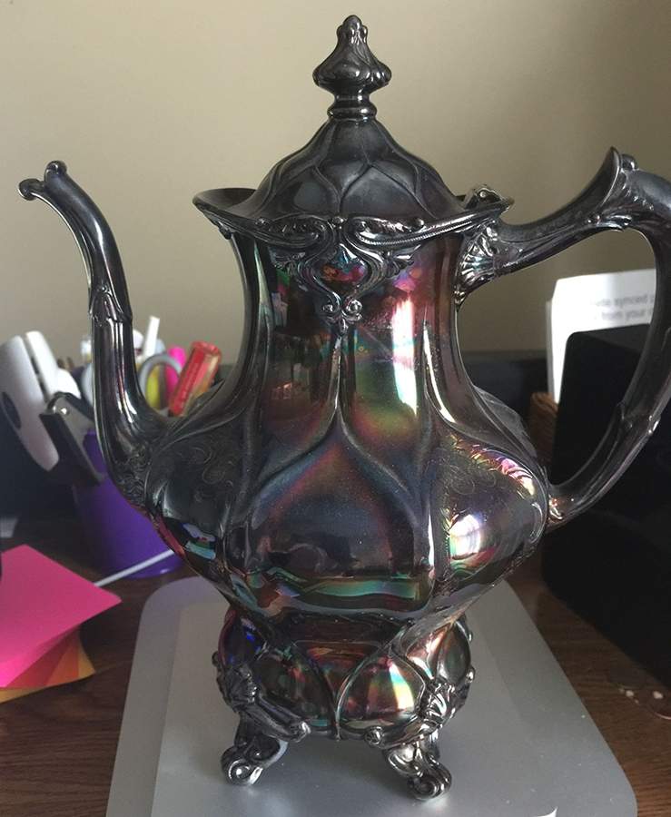 2907 (Silverplate, Hollowware) Silverplate Coffee Pot by Poole Silver -1