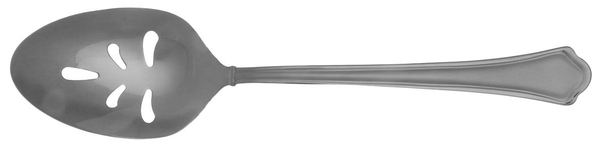 Capri Frost (Stainless) Pierced Tablespoon (Serving Spoon) by Pfaltzgraff-1