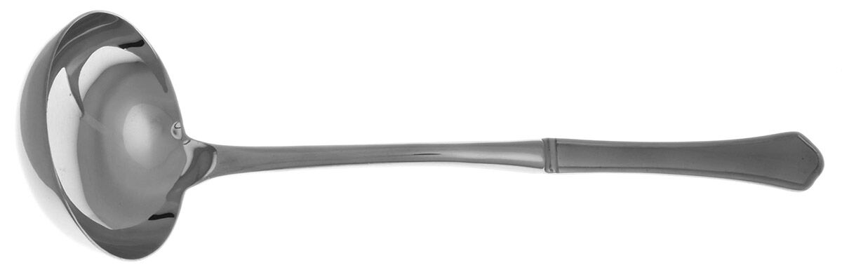 Capri Frost (Stainless) Soup Ladle with Stainless Bowl HC by Pfaltzgraff-1