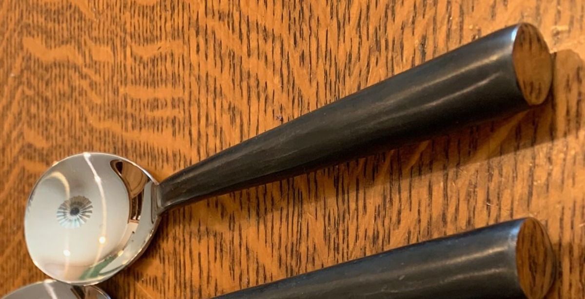 Noir (Stainless) Teaspoon by Pottery Barn-1